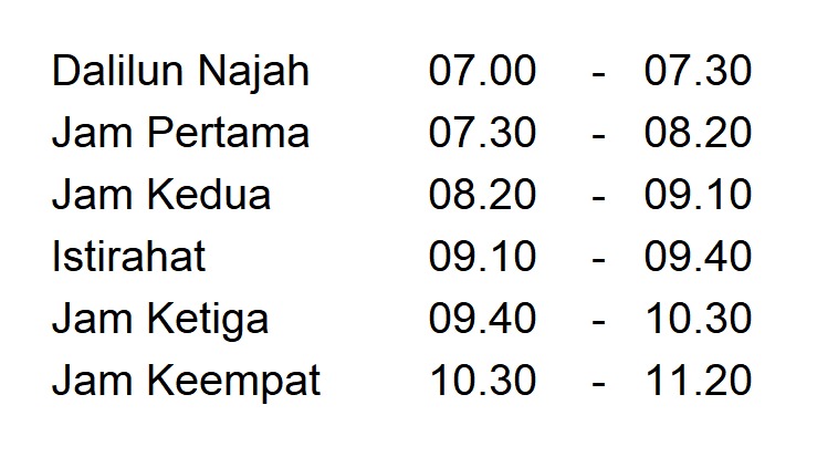 Jadwal